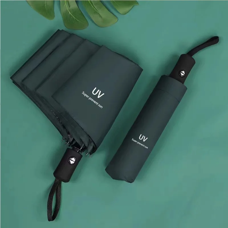 8 Ribs Travel Rain Sun Umbrellas Windproof Multi-color Travel Umbrella Automatic Open And Close - Image 2