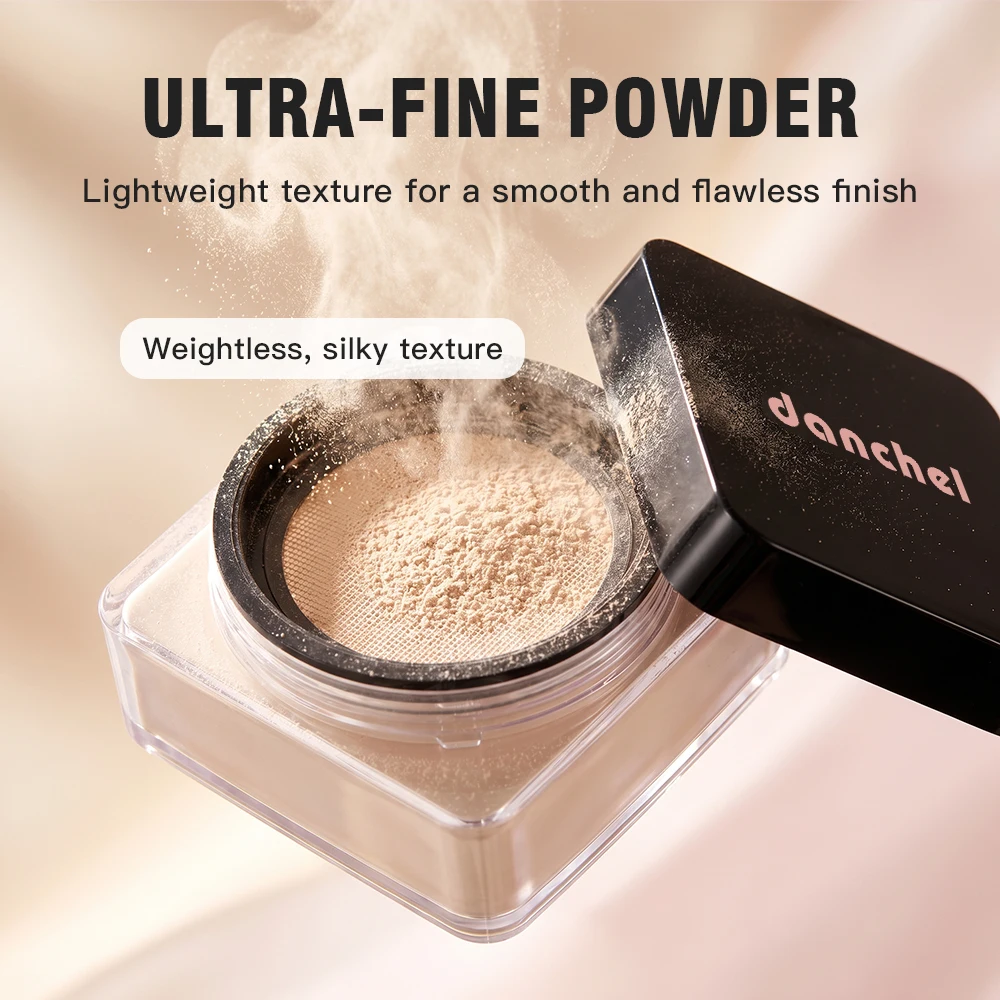 8 Shades Loose Baking Setting Powder Matte Oil Control Waterproof Sweat Resistant Longwear Brightening Face Cosmetic Blur Pores - Image 3