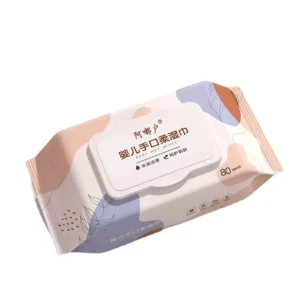80 Counts Large Baby Hand & Mouth Wipes with Lid, Extra Thick & Soft for Newborns