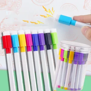 8/24 Pcs Magnetism Whiteboard Markers Comfortable Handing For Teaching And Meetings Easily Erasable Office School Supplies
