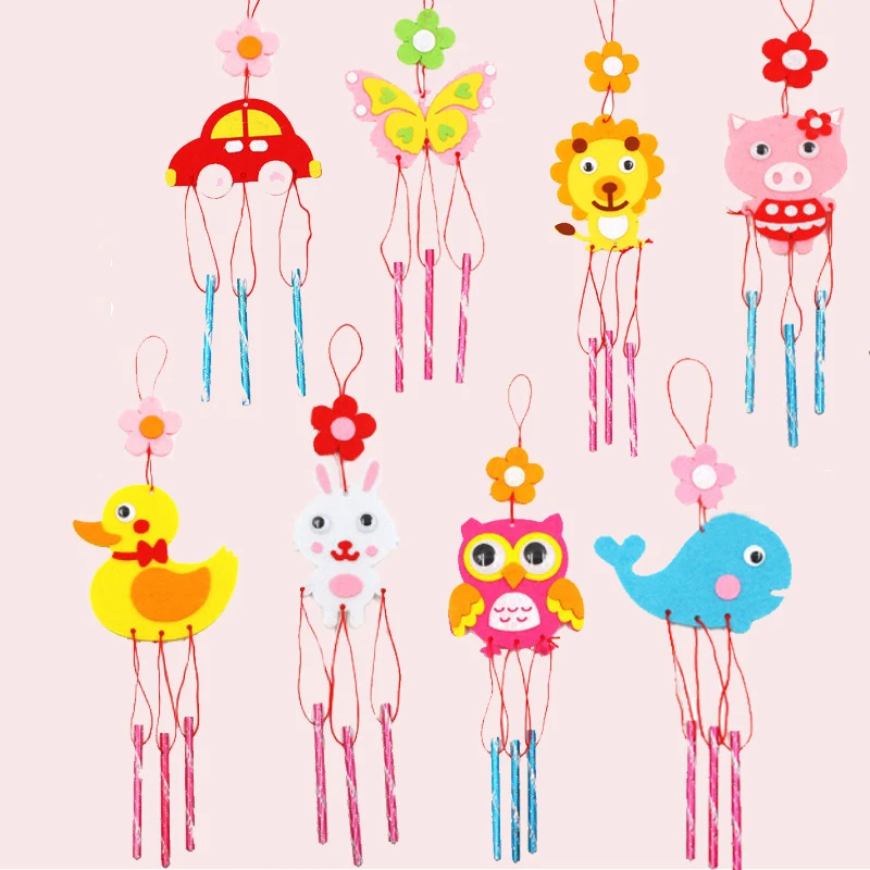 8Pcs Kids DIY Wind Chimes Art Crafts Toy for Children Garden Home Party Educational Handmade Teaching Aids Girls Christmas Gifts - Image 3