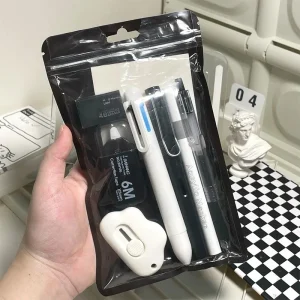 8pcs Multi Functional Stationery Set For School Christmas Student Gift Kawaii Writing Supplies With Notebook Accessories