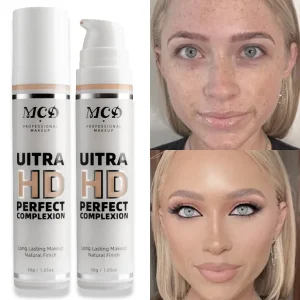9 Shade Full Coverage Concealer Liquid Foundation Makeup High Coverage Base Makeup Cushion Foundation Cream Natural Matte