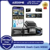 AZDOME M550 Dash Cam 4K +1080 3.18'' Screen 3 Camera GPS WiFi APP Control Car DVR IR Night Vision 24H Parking Support Rear Cam
