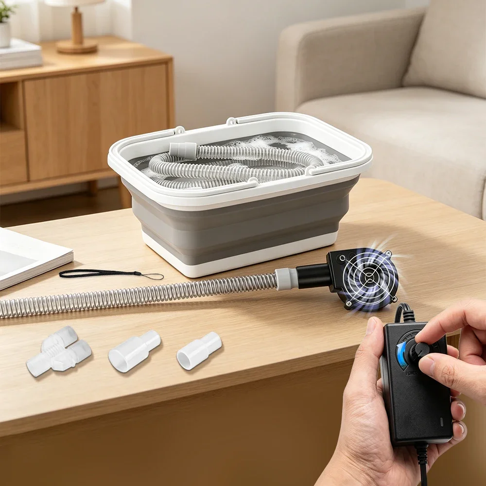 Adjustable CPAP Hose Dryer for Tubing Duct Cleaning Airflow Blower Cleaner Drying After Washing Tool Accessories - Image 6