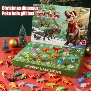 Advent Calendar 2026 Dinosaur Toys 24 Days Countdown Calendar to Christmas Surprise Toys Set with Different Dinosaur Figurine Gi