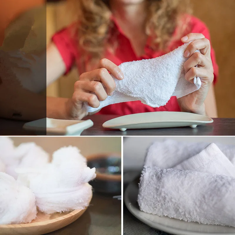 AhLoyalty 5pcs/lot 25*25CM Soft Square Towel Handkerchief Face Hand Small Travel Bathing Towels for Adult Kids Wholesale - Image 2