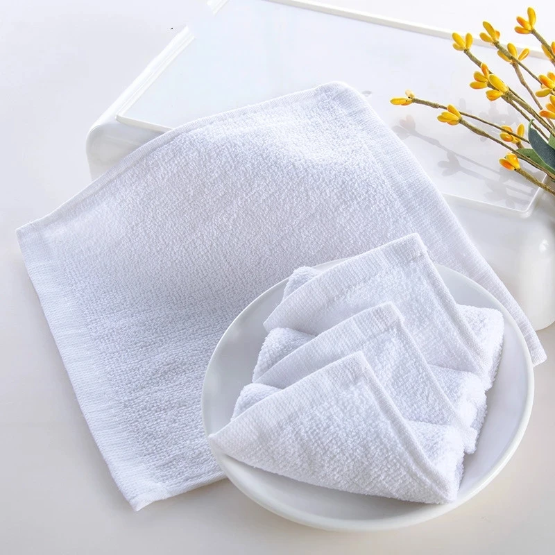 AhLoyalty 5pcs/lot 25*25CM Soft Square Towel Handkerchief Face Hand Small Travel Bathing Towels for Adult Kids Wholesale - Image 3
