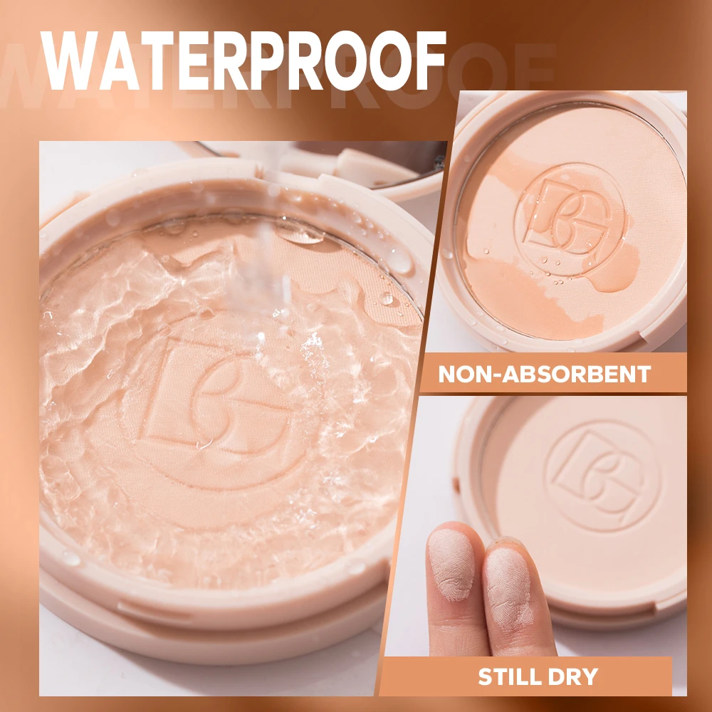 BEAUTY GLAZED Oil Control Matte Face Powder Long Lasting Flawless Setting Powder Face Makeup With Mirror - Image 5