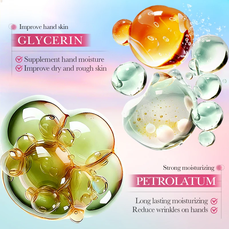 BIOAQUA Honey Peach Hand Cream Moisturizing Nourishing Anti-aging Anti Wrinkles Whitening Creams Hands Skin Care Products - Image 4