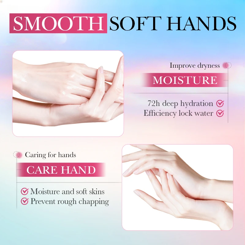 BIOAQUA Honey Peach Hand Cream Moisturizing Nourishing Anti-aging Anti Wrinkles Whitening Creams Hands Skin Care Products - Image 6