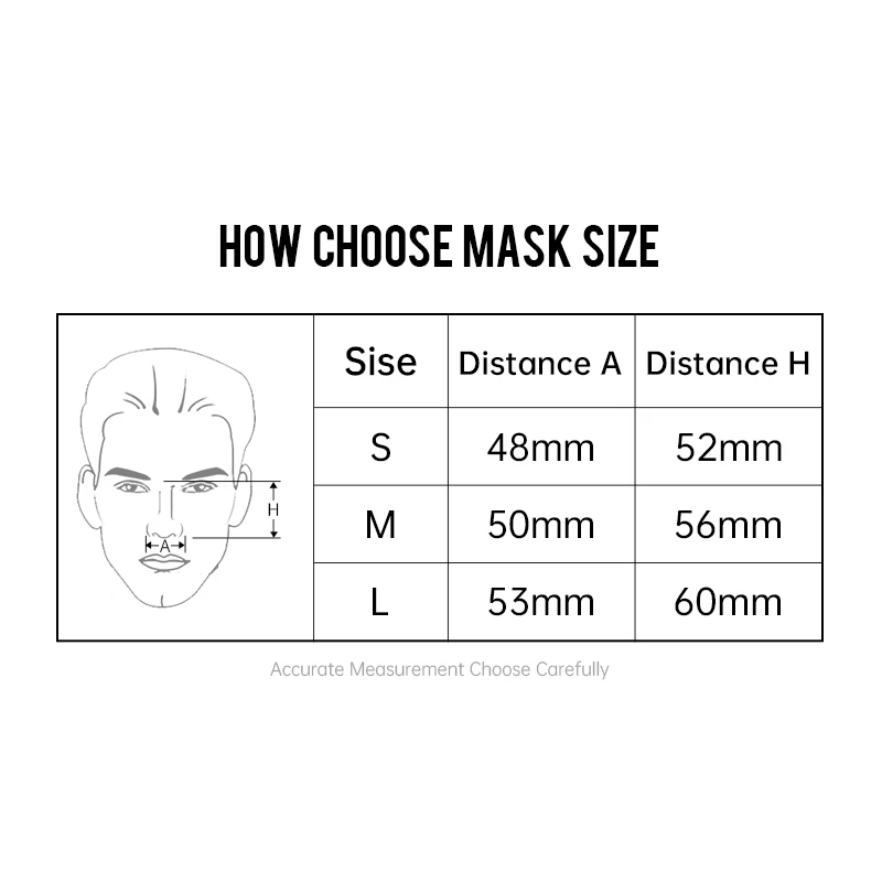 BMC CPAP Mask N4 Nasal Mask CPAP Mask Sleep Mask with Headgear S/M/L Different Size Suitable For CPAP Machine Connect Hose - Image 2