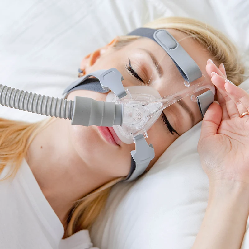 BMC CPAP Mask N4 Nasal Mask CPAP Mask Sleep Mask with Headgear S/M/L Different Size Suitable For CPAP Machine Connect Hose - Image 3