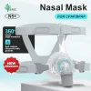 BMC N5+ Nasal CPAP Mask CPAP Therapy for OSA Ultra-Comfortable Groove-Fit Cushion for Sleep Apnea Side Sleeper's Quiet 17dB