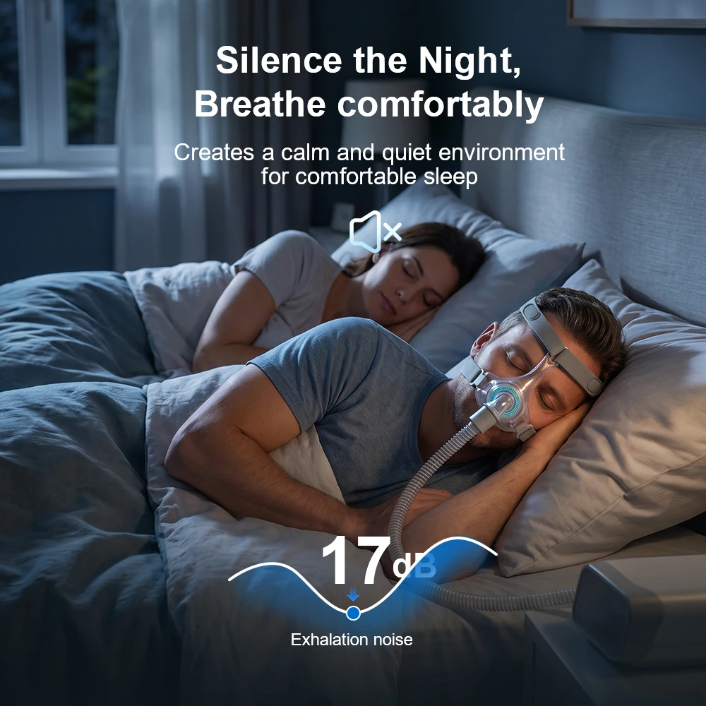 BMC N5+ Nasal CPAP Mask CPAP Therapy for OSA Ultra-Comfortable Groove-Fit Cushion for Sleep Apnea Side Sleeper's Quiet 17dB - Image 5
