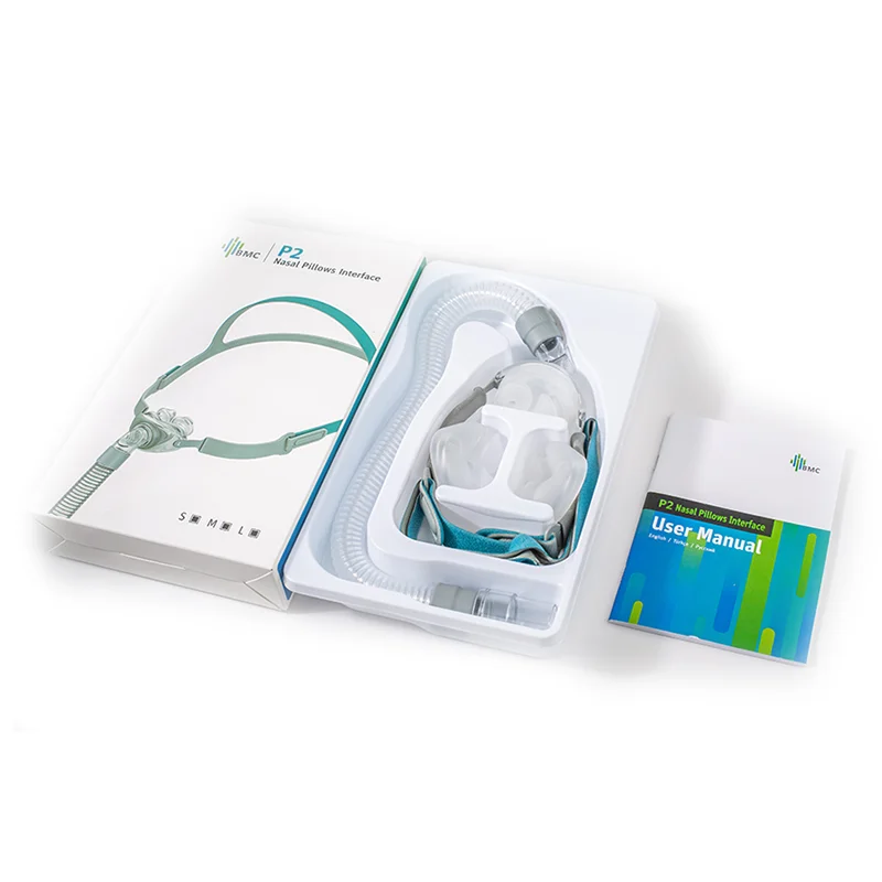 BMC Nasal Pillows Apnea Mask S/M/L Sizes All in No Measurement Required CPAP Masks for APAP BiPAP Sleep Apnea Device - Image 6