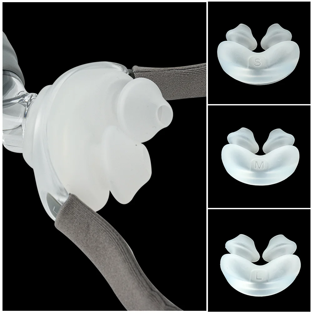 BMC Nasal Pillows Apnea Mask S/M/L Sizes All in No Measurement Required CPAP Masks for APAP BiPAP Sleep Apnea Device - Image 3