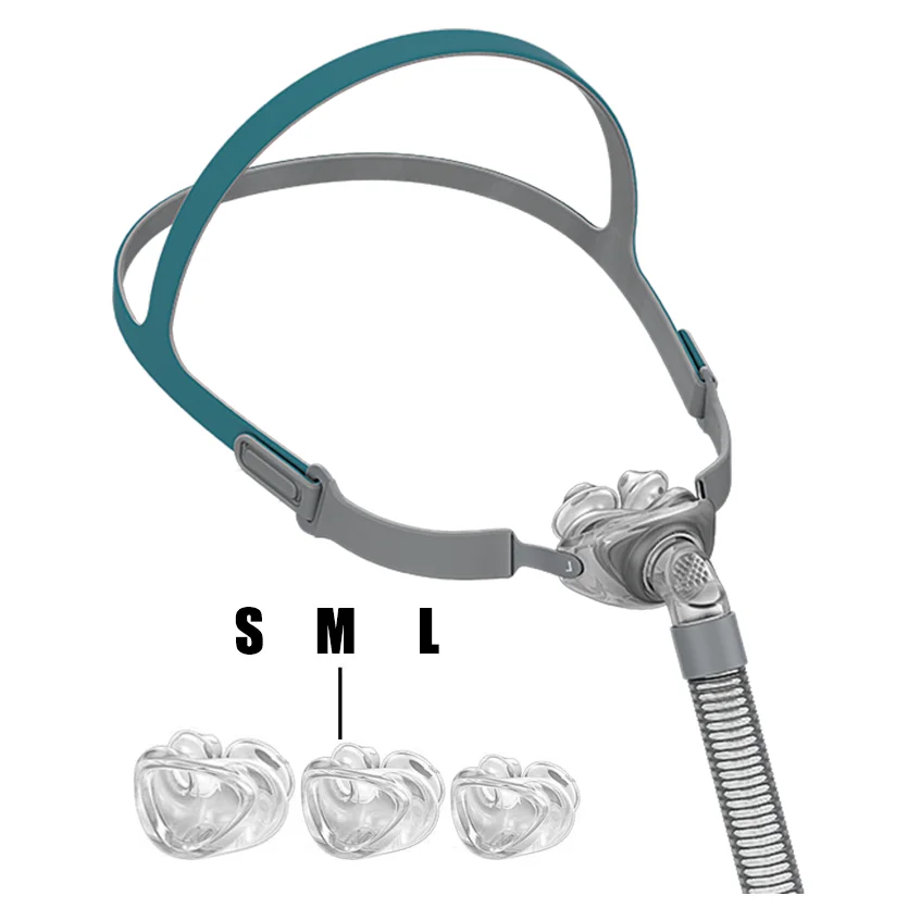 BMC Nasal Pillows Apnea Mask S/M/L Sizes All in No Measurement Required CPAP Masks for APAP BiPAP Sleep Apnea Device - Image 5