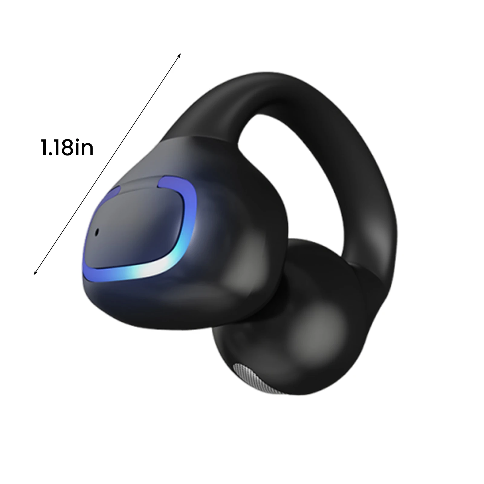 BT 5.4 Wireless Mini Single Earbud IPX5 Waterproof Noise Canceling Earphones Multi-Purpose Stereo BT Earbuds for Home & Office - Image 6