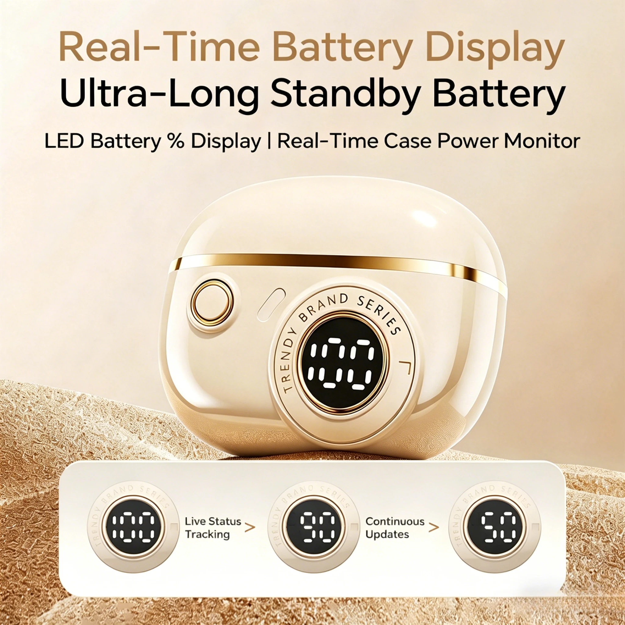 Balanced Armature TWS True Wireless Earbuds Noise Isolation In-Ear Gaming Bluetooth Headphones with Charging Case - Image 6