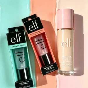 Bestselling Brand Elf Skincare Products Pre Makeup Gel Gel Green Primer Exfoliate Clean Pores Makeup Setting Spray Liquid