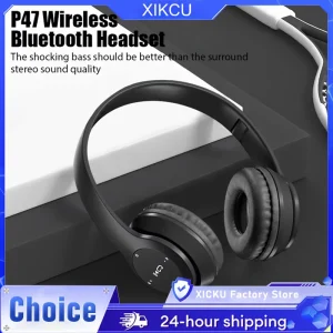 Bluetooth 5.0 Headphones Foldable Wireless Gaming Sports Headset HiFi Sound Over-ear for Huawei Xiaomi Apple Phone PC Tablet