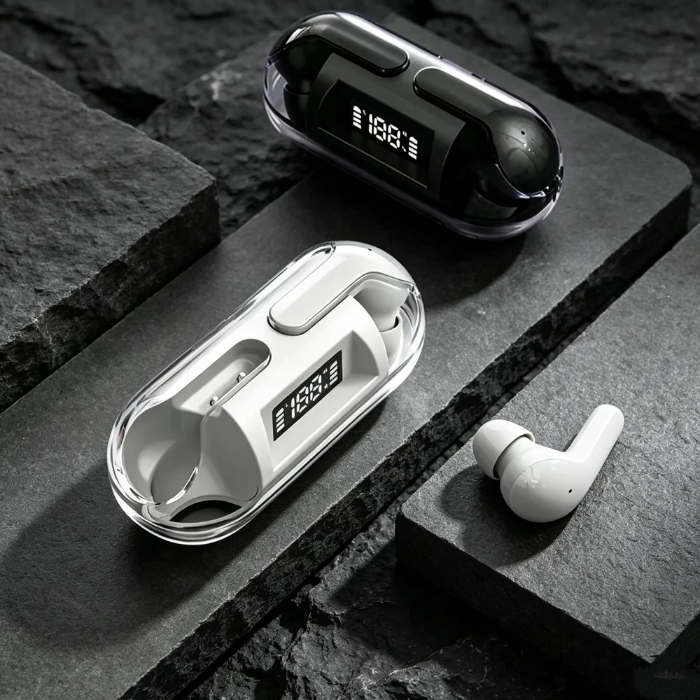 Bluetooth 5.3 Wireless TWS Earphone Smart Touch Call Headset Waterproof Noise Canceling Headphones for All Smartphones
