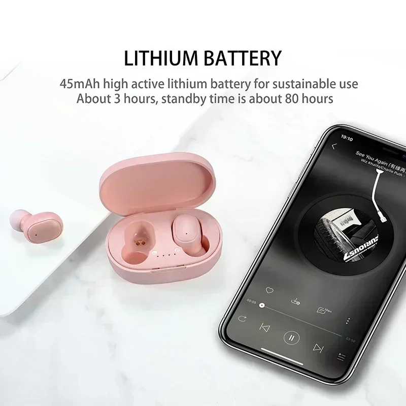 Bluetooth Headphones Wireless Comfortable Audio with Enhanced Sound Quality Lightweight Design Perfect for Music - Image 3