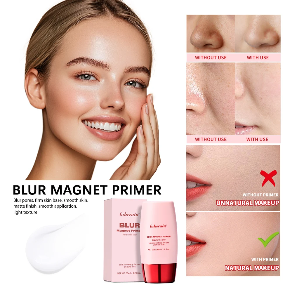 Blur Magnet Primer Base Makeup Natural Matte Make Up Foundation Blur Primer Pores Invisible Even Skin Tone Facial Base Cosmetics - Image 3