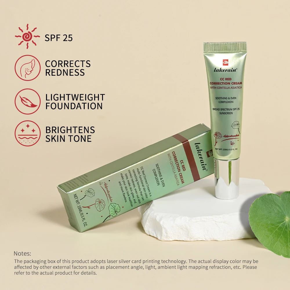 CC Cream Color Changing Liquid Foundation Centella Korean High Coverage Foundation Foundation Cream for Face Base Makeup - Image 3