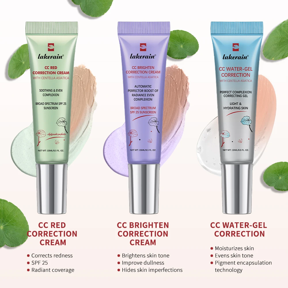 CC Cream Color Changing Liquid Foundation Centella Korean High Coverage Foundation Foundation Cream for Face Base Makeup - Image 5