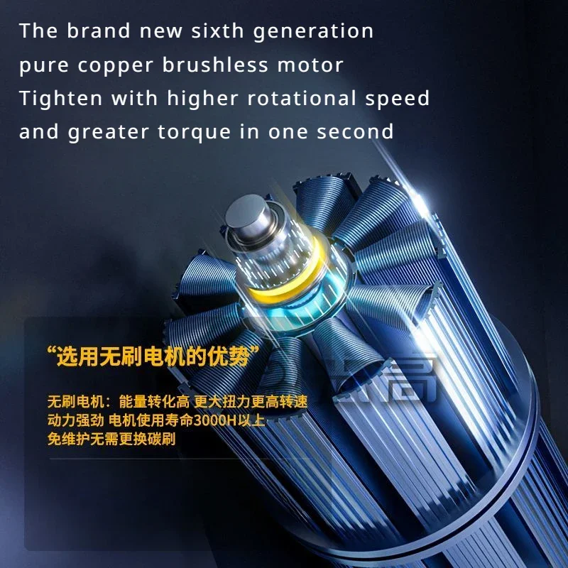CHIGO Brushless Electric Drill Cordless Knockable Driller Driver 80N.m 18V Screwdriver Li-ion Battery Electric Power Tools - Image 4