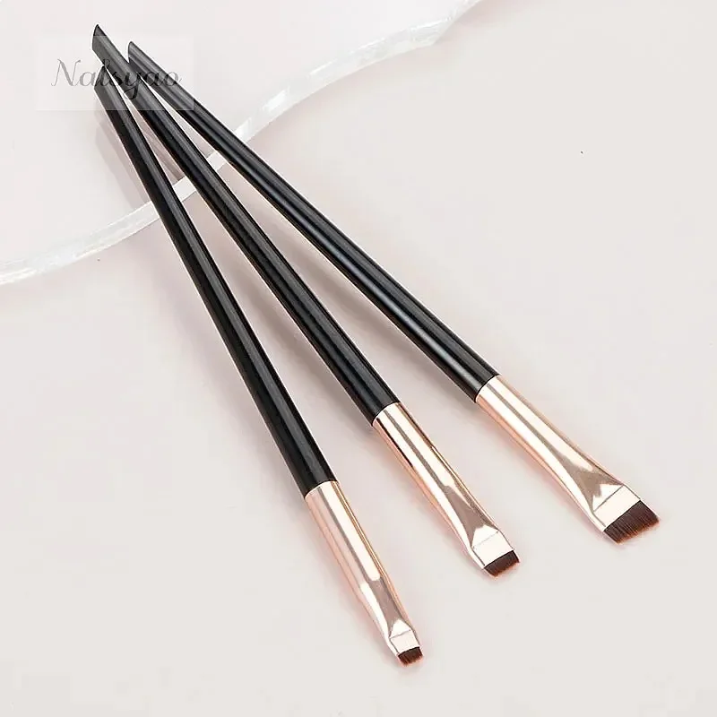 CNK 3/1 Pc Blade Eyeliner Brush Eyebrow Brushes Portable Eyebrow Mapping Tool Brow Lamination Brush Fine Eye Liner Makeup Tools - Image 4