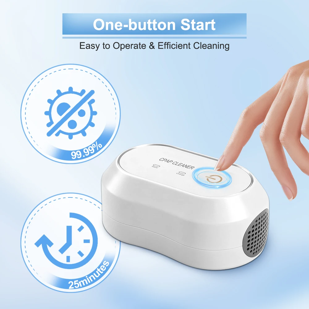 CPAP Cleaner & Sanitizers Ozone Sterilizer Mini Portable Household CPAP BiPAP Machine Mask Tubing Hose Cleaning Ozone Generator - Image 3