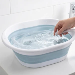 CPAP Cleaning Basin for CPAP Tool cleaning , Collapsible Wash Basin, Compatible with 22mm and 15mm Hose CPAP Supplies