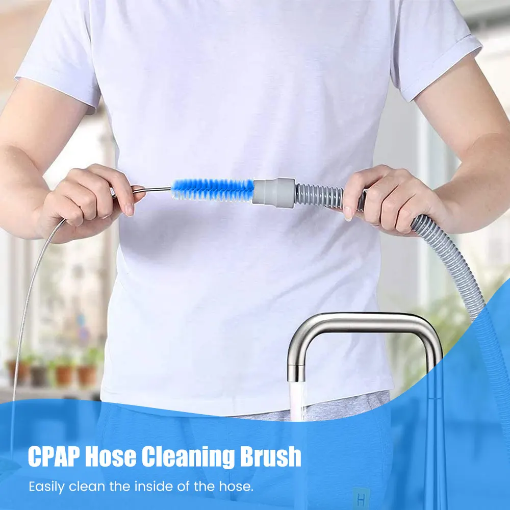CPAP Cleaning Kit for Hose Mask Hanger Dryer with 6.9 ft Thick Wire Brush with Collapsible Wash Basin CPAP Accessories - Image 6