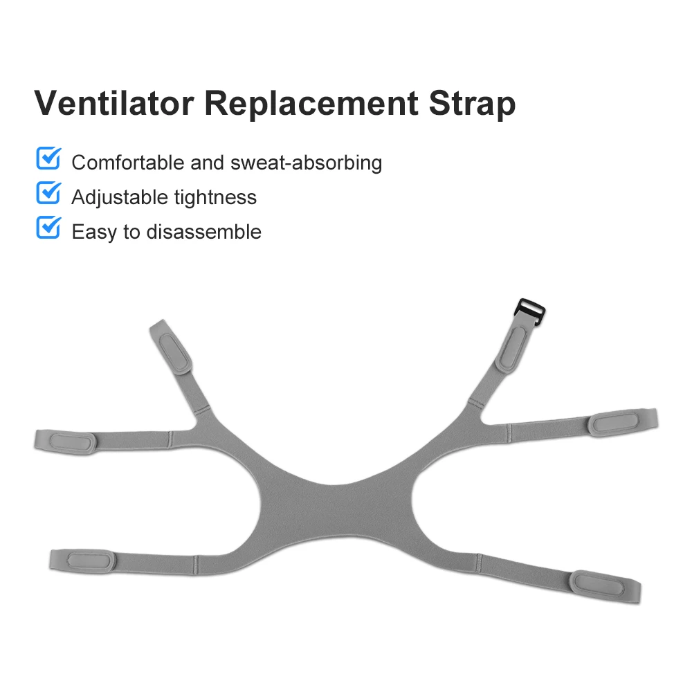 CPAP Headgear for F&P Simplus Full Face Mask, 2/1Pack CPAP Mask Strap, F&P Eson Nasal Mask Headgear, CPAP Chin Strap, Chin Strap - Image 2