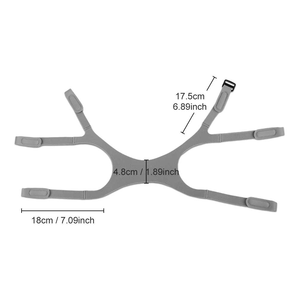CPAP Headgear for F&P Simplus Full Face Mask, 2/1Pack CPAP Mask Strap, F&P Eson Nasal Mask Headgear, CPAP Chin Strap, Chin Strap - Image 5