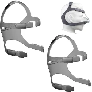 CPAP Headgear for F&P Simplus Full Face Mask, 2/1Pack CPAP Mask Strap, F&P Eson Nasal Mask Headgear, CPAP Chin Strap, Chin Strap