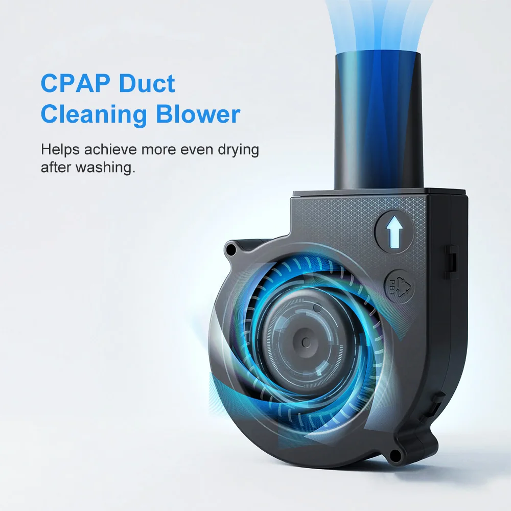 CPAP Hose Dryer & Tube Blower Fan for Universal 22mm Tubes - Quick-Dry Cleaner for Resmed Airsense 11 10 Tubing, BIPAP Cleaning - Image 2