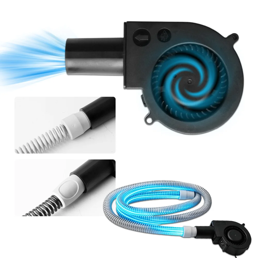 CPAP Hose Dryer & Tube Blower Fan for Universal 22mm Tubes - Quick-Dry Cleaner for Resmed Airsense 11 10 Tubing, BIPAP Cleaning