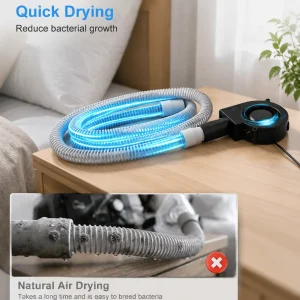 CPAP Hose Dryer for Universal 22mm Tubing, CPAP Tube Dryer CPAP Tube Cleaner Blower Fan for Airsense Tubes, Hoses Drying Quick