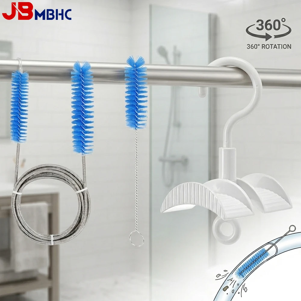 CPAP Hose Hanger & Cleaning Brush, CPAP Cleaning Kit for Hose and Mask, Tube Hook & Brush, Headgear Holder Hose Cleaning Brush