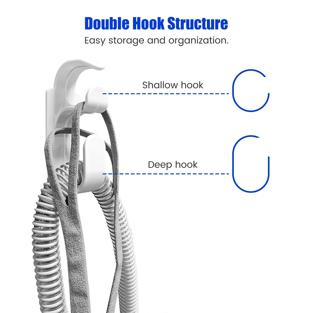 CPAP Hose Hook and Hose Brush CPAP Tube Holder Headband Hanger CPAP Tube Flexible Cleaner Brush & Mask Cleaning Brush Keep Clean - Image 3