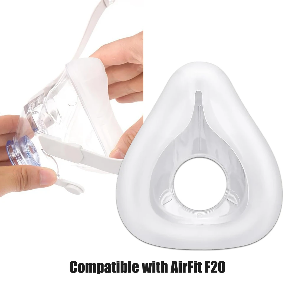 CPAP Mask AirFit F20 Masks Full Face Replacement Cushion, 1-Pack, Reliable Seal & Softer Fit, Compatible with Resmed Airfit F20 - Image 4