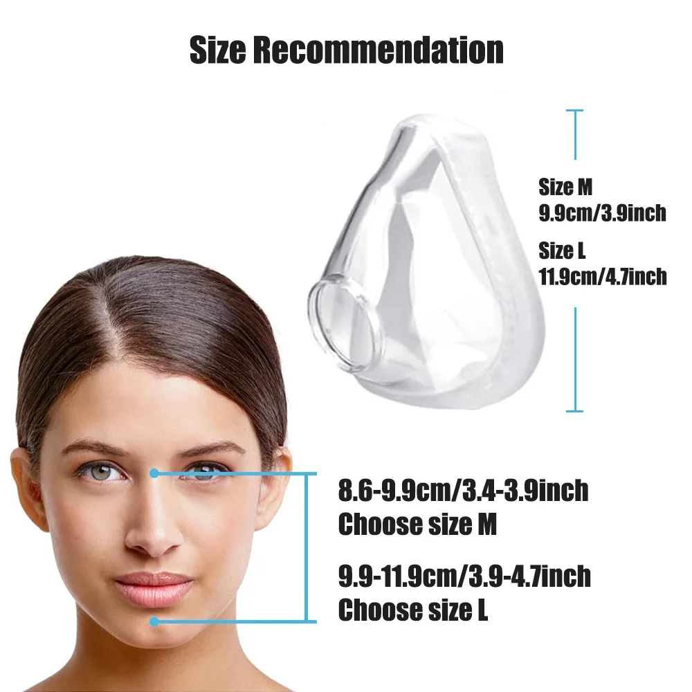 CPAP Mask AirFit F20 Masks Full Face Replacement Cushion, 1-Pack, Reliable Seal & Softer Fit, Compatible with Resmed Airfit F20 - Image 5