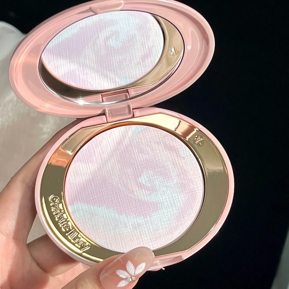 Charlotte Tilbury Limited Edition Silver Disk Facial Setting Powder CT New 4 Colors Face Palette Nudegasm Glowgasm Cosmetics - Image 4