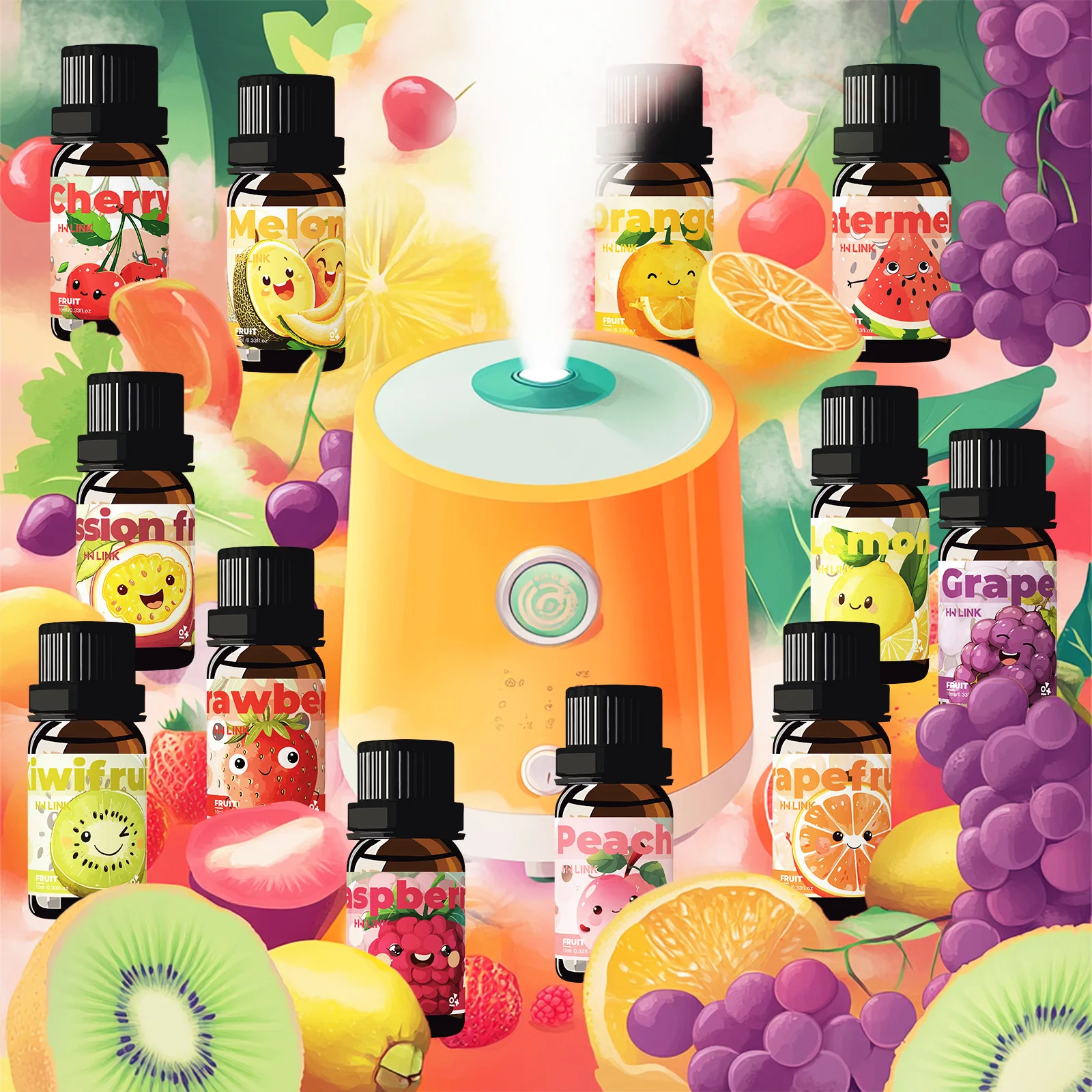 Cherry Fragrance Oils 10ml Red Cherry Fragrance Oils For Humidifier Diffusers Diy Candle - Image 5