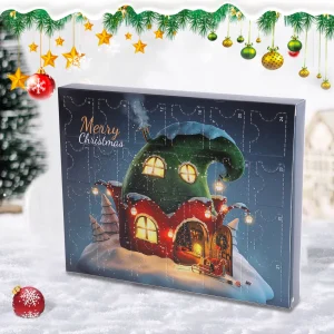 Christmas Advent Calendar Bracelet with 2pcs DIY Charm Bracelets Advent Calendar Charm Bracelets Making Kit for Girl Kids Teens
