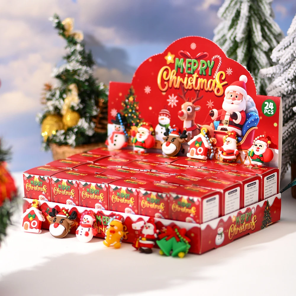 Christmas Advent Calendar Presents Gift Box Decorations 2026 New Gifts Figurine Things For Diy Christmas Gifts Blind Box 24pcs - Image 2